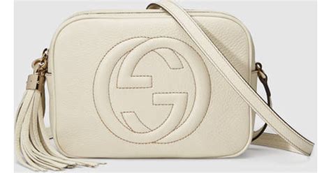 gucci white soho disco bag